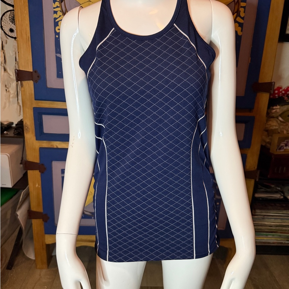 Athleta Navy and Gray Tank Top